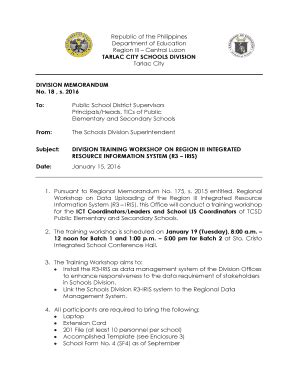 tarlac city schools division|DIVISION MEMORANDUM .